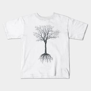 Tree witouth leaves Kids T-Shirt